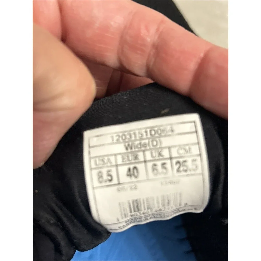 Brooks Ariel 20 Black Blue W Size 8.5 Used No Box